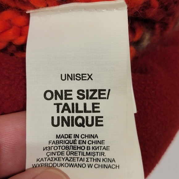 The North Face Beanie Hat Earflaps Colorful Wool Peru Knit Fleece Lined Tassel - Picture 4 of 5